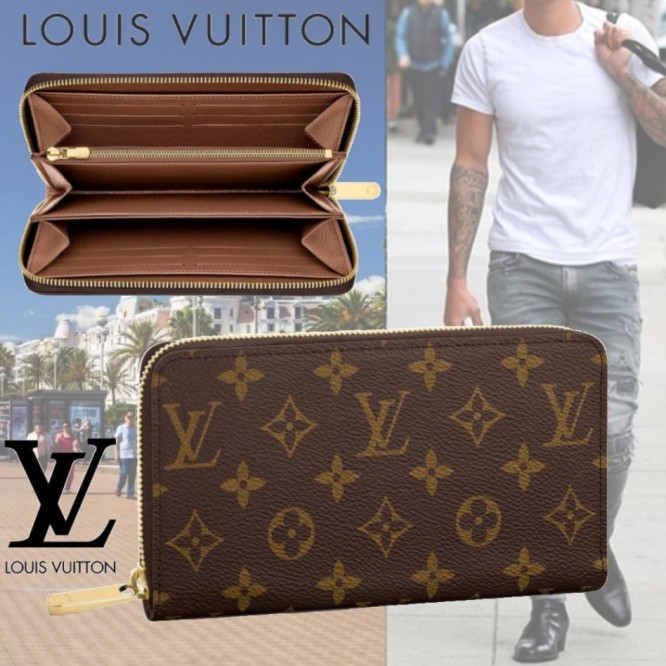 M42616ジッピー・ウォレット ブラウン モノグラム